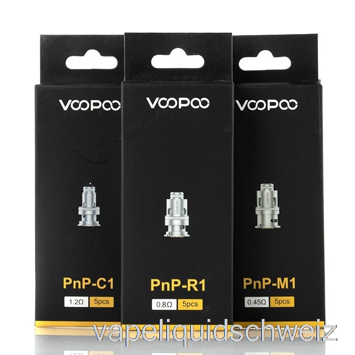 Voopoo PNP-Ersatzspulen 0,6 Ohm PNP-VM4-Mesh-Spulen Vape Schweiz